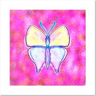 Colorful Butterly Design for kids Posters and Art